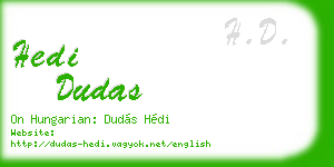 hedi dudas business card