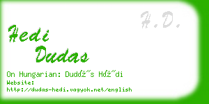 hedi dudas business card